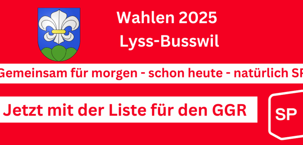 Kickoff Wahlen Lyss 2025